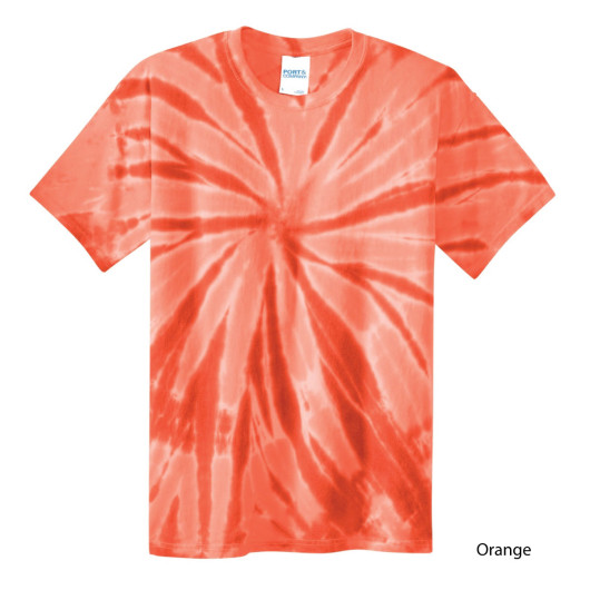 Promotional Mens Tie-Dye Shirts Orange